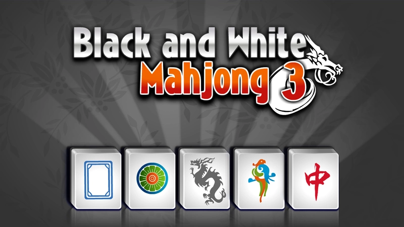 Black and White Mahjong 3 game