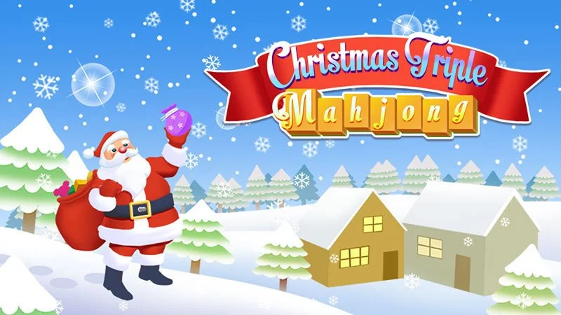 Christmas Triple Mahjong game