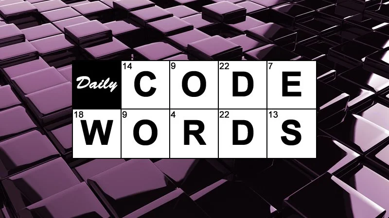 Daily Code Words game