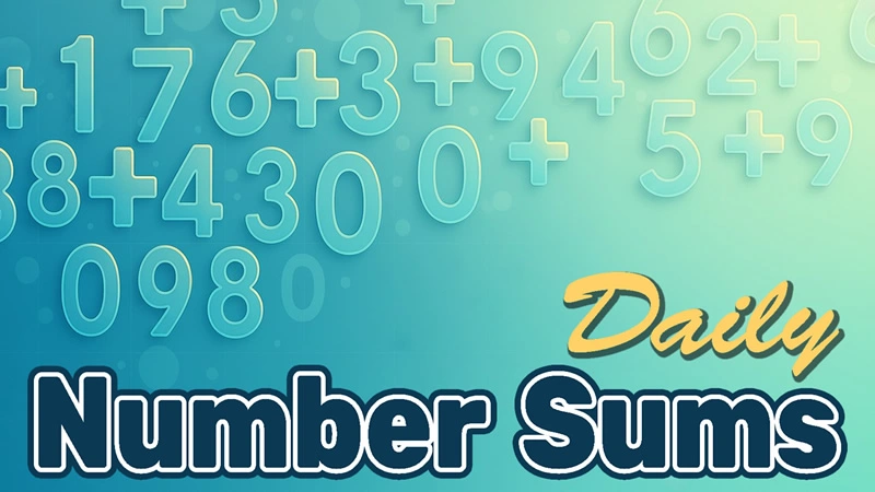 Daily Number Sums game