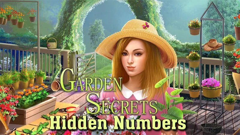 Garden Secrets Hidden Numbers game