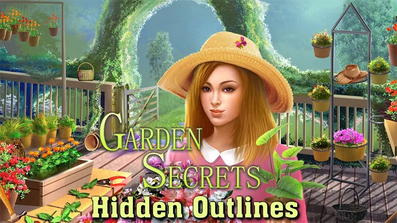 Garden Secrets Hidden Objects by Outline game