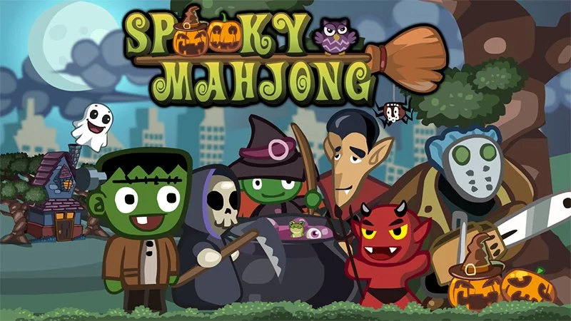 Spooky Mahjong game