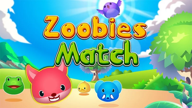 Zoobies Match game