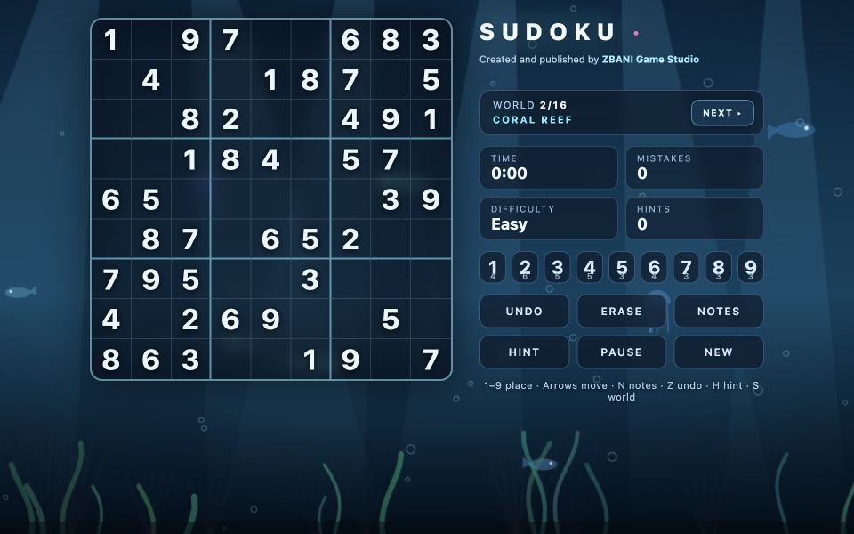 Sudoku: Living Worlds